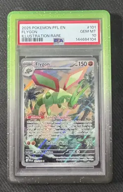 Pokemon Flygon 101 Phantasmal Flames PSA 10 GEM MINT - Image 1