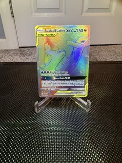 Pokemon TCG Rainbow Birds Latias & Latios Tag Team Team Up *DESC - Image 1