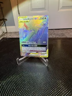 Pokemon TCG Rainbow Birds Latias & Latios Tag Team Team Up *DESC - Image 2