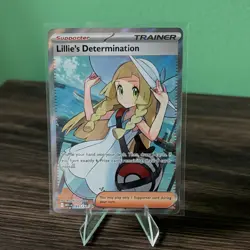Pokemon Lillie's Determination 169/132 Mega Evolution Full Art Holo Ultra Rare - Image 1