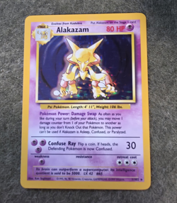 Pokemon TCG Alakazam Base Set 1/102 Holo 1999-2000 Wizards Base Set - Image 1