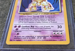 Pokemon TCG Alakazam Base Set 1/102 Holo 1999-2000 Wizards Base Set - Image 2