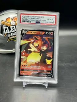 Lance's Charizard V SWSH133 Promo SWSH Sword & Shield Eng Pokemon PSA 10 (CBMH) - Image 1