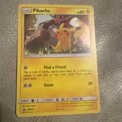 Pokemon Pikachu SM234 Holo Promo LP NM - Image 1