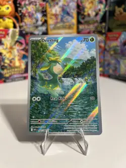 Pokemon TCG Deerling 091/086 Sv: White Flare Illustration Rare Holo Full Art ENG - Image 1