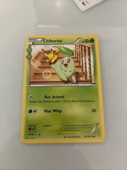 Chikorita RC1/RC32 Common Generations Pokemon Radiant Collection - Image 1