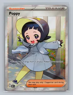 Poppy 220/197 Ultra Rare Obsidian Flames Pokemon NM - Image 1