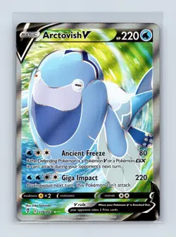 Arctovish V 176/203 Ultra Rare Evolving Skies Pokemon Near Mint - Image 1