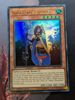 YUGIOH LED5-EN025 Supay, Duskwalker Ultra Rare 1st edition - LP - Image 1