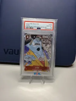 One Piece Jinbe Premium Card Collection 25th Anniversary ST01 #005 PSA 10 - Image 1