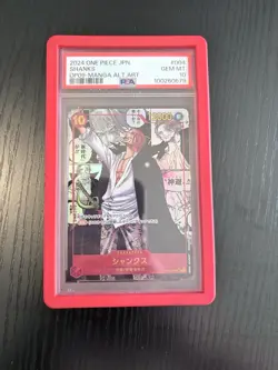 One Piece Shanks OP09 Manga PSA 10 - Image 1