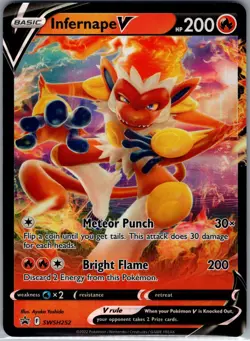 Infernape V SWSH252 - Pokemon TCG SWSH Black Star Promos - Holo Promo (NM) - Image 1
