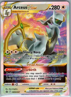 Arceus Vstar SWSH307 - Pokemon TCG SWSH Black Star Promos - Holo Promo (NM) - Image 1