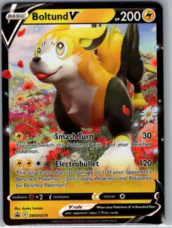Boltund V SWSH219 - Pokemon TCG SWSH Black Star Promos - Holo Promo (NM) - Image 1
