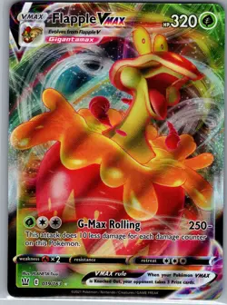 Flapple Vmax 019/163 - Pokemon SWSH05: Battle Styles - Full Art Ultra Rare (NM) - Image 1
