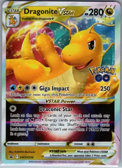 Dragonite Vstar SWSH236 - Pokemon SWSH Black Star Promos - Holo Promo (NM) - Image 1