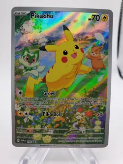 Pokemon Pikachu TCG #088 Scarlet & Violet Black Star Promo - Image 1