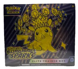 POKEMON TCG SCARLET VIOLET SURGING SPARKS ETB ELITE TRAINER BOX FACTORY SEALED - Image 1