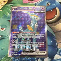 Holo Iron Crown ex - 191/162 Ultra Rare Temporal Forces Pokemon TCG - Image 1
