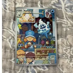 Pokemon Vanillish 190/182 SV04 Paradox Rift Illustration Rare Holo 90 HP EN - Image 1