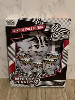 Pokemon White Flare Binder Collection Box (Sealed) - Image 1