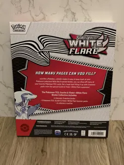 Pokemon White Flare Binder Collection Box (Sealed) - Image 2