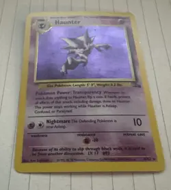 Pokemon Haunter 6/62 Fossil Holo Rare English - Image 2