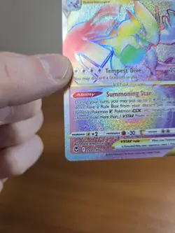 Pokemon TCG Silver Tempest Lugia VSTAR Rainbow Secret 202/195 NM - Image 5