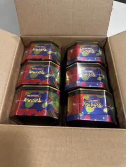 Pokemon TCG Mega Charizard ex FACTORY SEALED CASE 6 Tin Case - Image 3