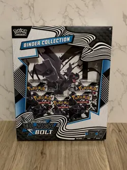 Pokemon Scarlet And Violet Black Bolt Binder Collection New Factory Sealed - Image 1