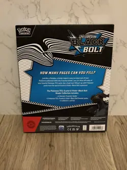 Pokemon Scarlet And Violet Black Bolt Binder Collection New Factory Sealed - Image 2