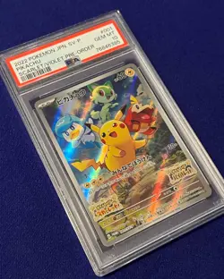 PSA 10 Pikachu SV-P 001 Japanese SV Pre Order Promo 2022 Pokemon GEM MINT - Image 2