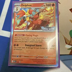Delphox MEP 074 - Prerelease Stamped Promo - Pokemon TCG: Chaos Rising - NM - Image 1