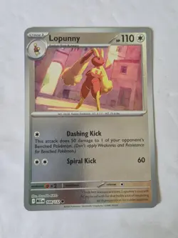 Lopunny 108/132 Common Mega Evolution Pokemon Reverse Holo Near Mint - Image 1