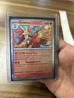 Delphox MEP 074 - Prerelease Stamped Promo - Pokemon TCG: Chaos Rising - NM - Image 1