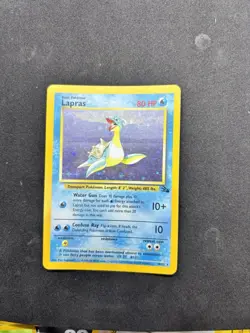 Pokemon TCG Lapras Fossil Holo Rare - Image 1