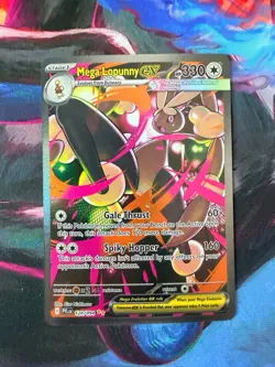 Mega Lopunny ex 128/094 SIR Full Art Holo Pokemon TCG Phantasmal Flames Rare NM - Image 1