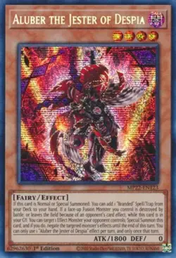 Yugioh! Aluber the Jester of Despia - MP22-EN123 - Prismatic Secret Rare - 1st E - Image 1