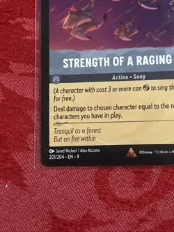 Lorcana Fabled - Strength of a Raging Fire - 201/204 M/NM - Image 4