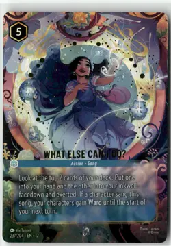 What Else Can I DoU (Enchanted) [Lorcana TCG 12 - 237/204] - Image 1