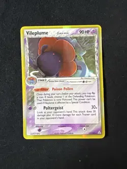 Pokemon Vileplume 17/110 EX Holon Phantoms Holo Rare Stage 2 90HP 2006 Card - Image 1
