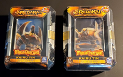 REDAKAI Conquer The Kairu Meta Charged TIN 25 Blast 3D Cards Set SEALED Lot Of 2 - Image 1