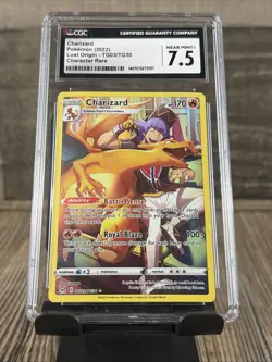 Pokemon 2022 Charizard Lost Origin TG03/TG30 Trading Card CGC 7.5 - Image 1