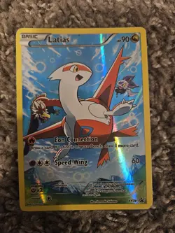 Pokemon TCG Latias XY78 Full Art Black Star Holo Promo Card LP/MP - Image 1