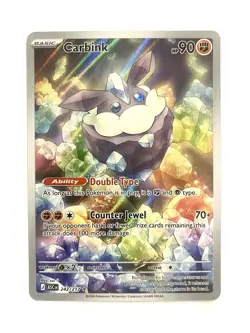 Carbink 242/217 Ascended Heroes Illustration Rare Pokemon TCG Card NM - Image 1