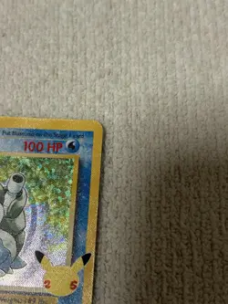 Pokemon TCG Blastoise Holo Card 2/102 Celebrations 25th Anniversary Edition - Image 4