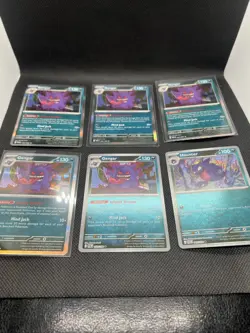 Gengar Lot of 5, 050/088 NM Pokemon Card ME03 Perfect Order - Image 1