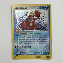 Pokemon TCG Crawdaunt 3/97 - Holo Rare Ex Dragon Pokemon Card LP - Image 1