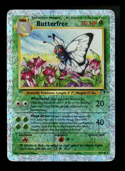 #2 Butterfree 21/110 Legendary Collection 2002 Reverse Holo Vintage Pokemon Card - Image 1