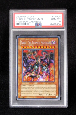 PSA 10 YuGiOh Yubel - The Ultimate Nightmare PTDN-EN008 Secret Rare 2008 - Image 1